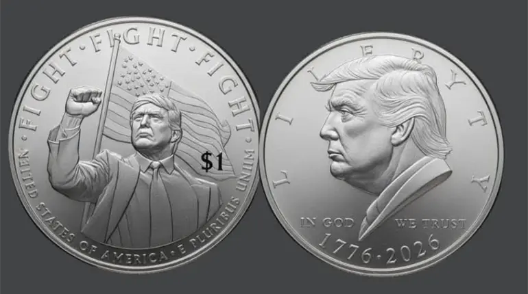 Busca Departamento del Tesoro de EE. UU. acuñar moneda con el rostro de Trump