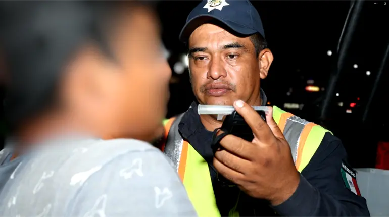 Alcoholímetro detecta a 16 conductores en estado de ebriedad en Villahermosa