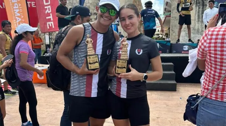 Tabasqueño es primer lugar en 10k del Medio Maratón de Campeche