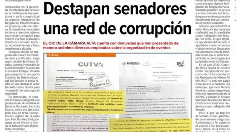“AMLO predicó con el mal ejemplo”: Beaurregard tras destape de corrupción en el Senado