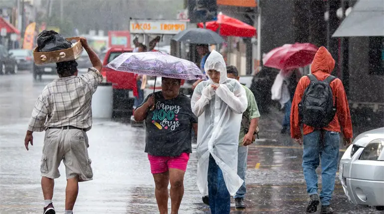 Lluvias muy fuertes con puntuales intensas se esperan para este lunes en algunas zonas de Tabasco