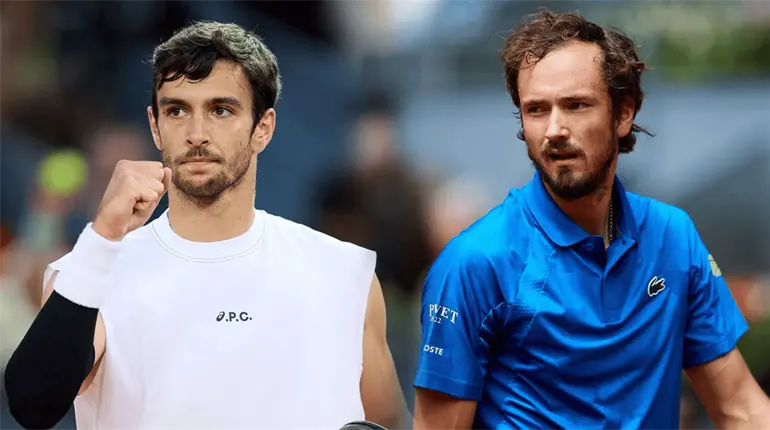 Medvedev y Musetti pasan a octavos en Shanghai; Zverev es eliminado