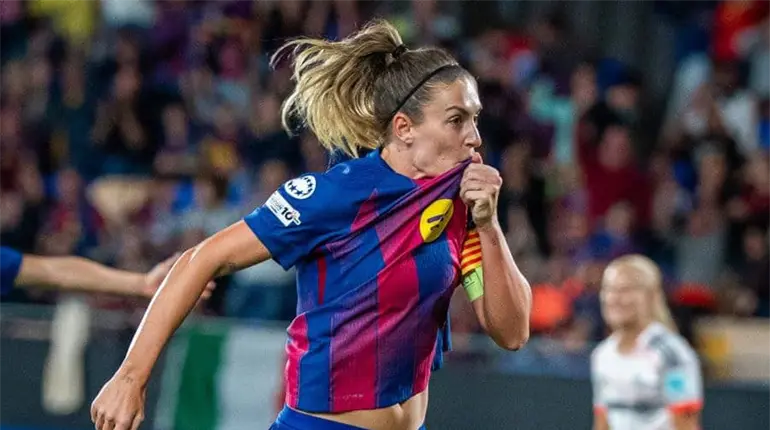 Barcelona debuta con goleada sobre el Bayern en la Champions Femenina