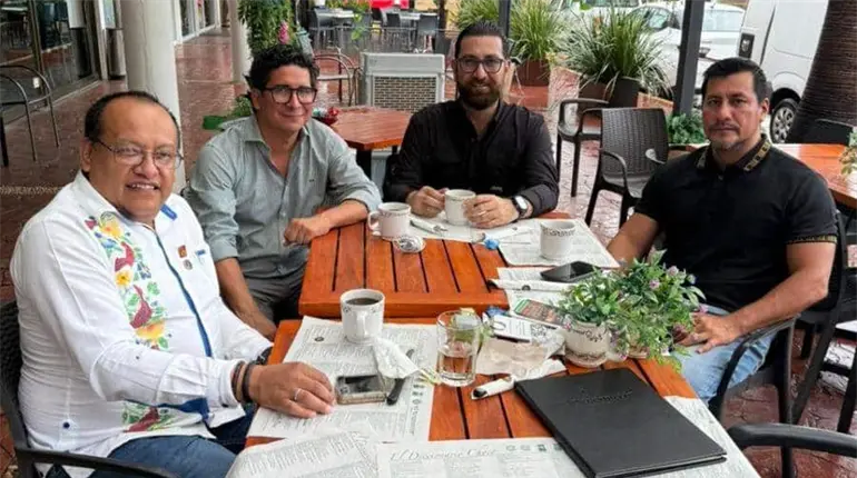 Se reúnen dirigentes estatales del PVEM y PT
