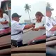 Exhiben a elementos de tránsito de Cárdenas realizando presuntos cobros de infracciones en la calle