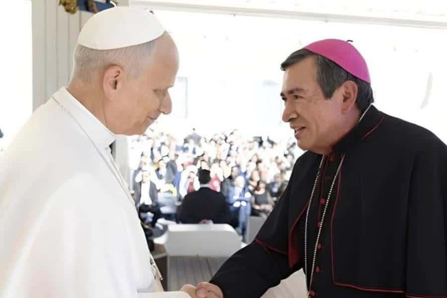 Obispo de Tabasco se reúne con el Papa León XIV en el Vaticano