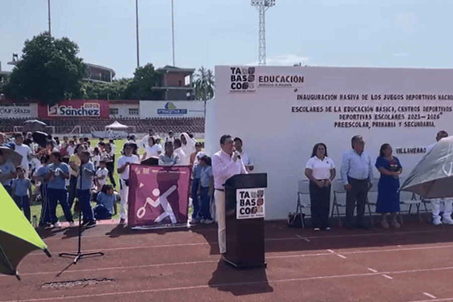 Inauguran los Juegos Deportivos Nacionales Escolares de Educación Básica