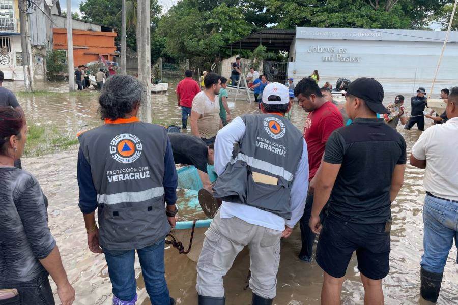 Anuncia Monreal instalación de centro de acopio en San Lázaro tras afectaciones de lluvias en varios estados