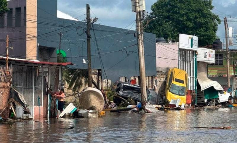 Asciende a 47 el número de fallecidos por intensas lluvias en cuatro estados de México