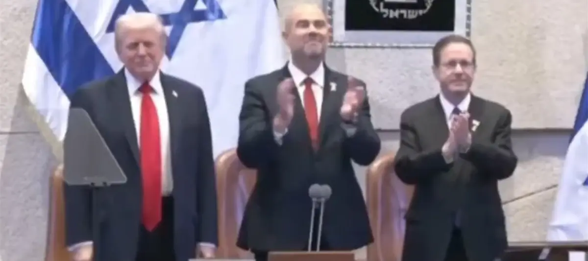 “Hoy los cielos están en calma, las armas callan”: Trump en Parlamento de Israel