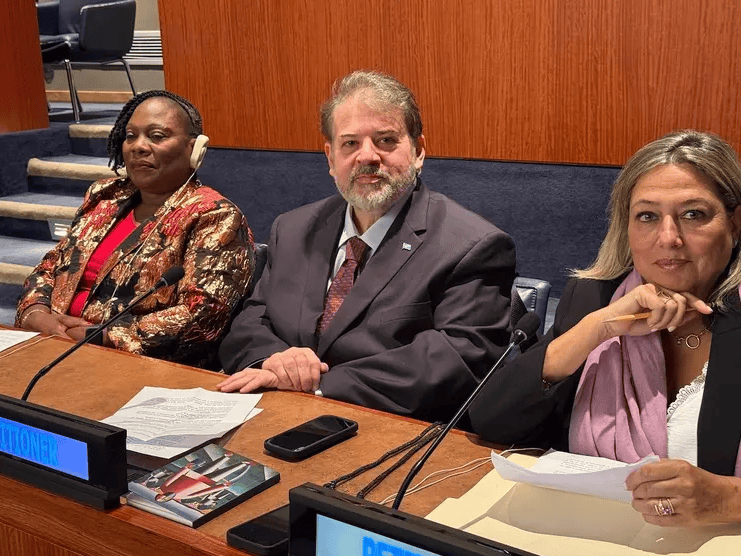 Participa Ramiro Chávez Gochicoa en evento de la ONU como presidente de la Fundación Cultural Carlos Greene Ramírez