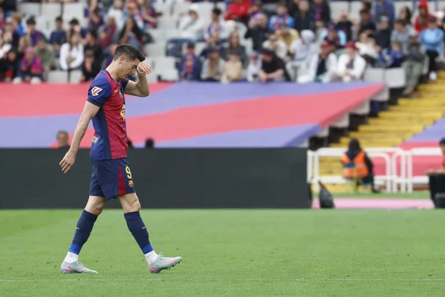 Robert Lewandowski se perdería El Clásico ante Real Madrid por lesión