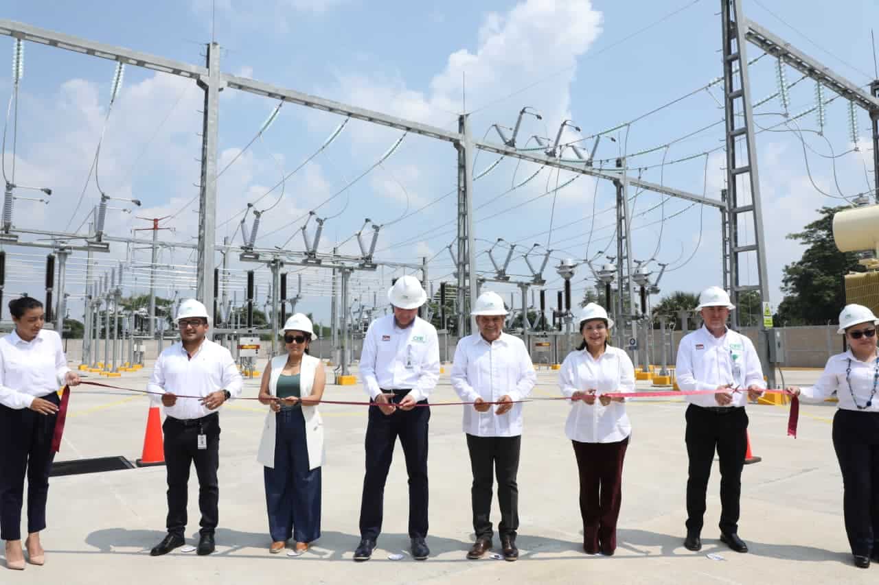 Inauguran subestación eléctrica en Villa Luis Pérez; inversión fue de 77 mdp