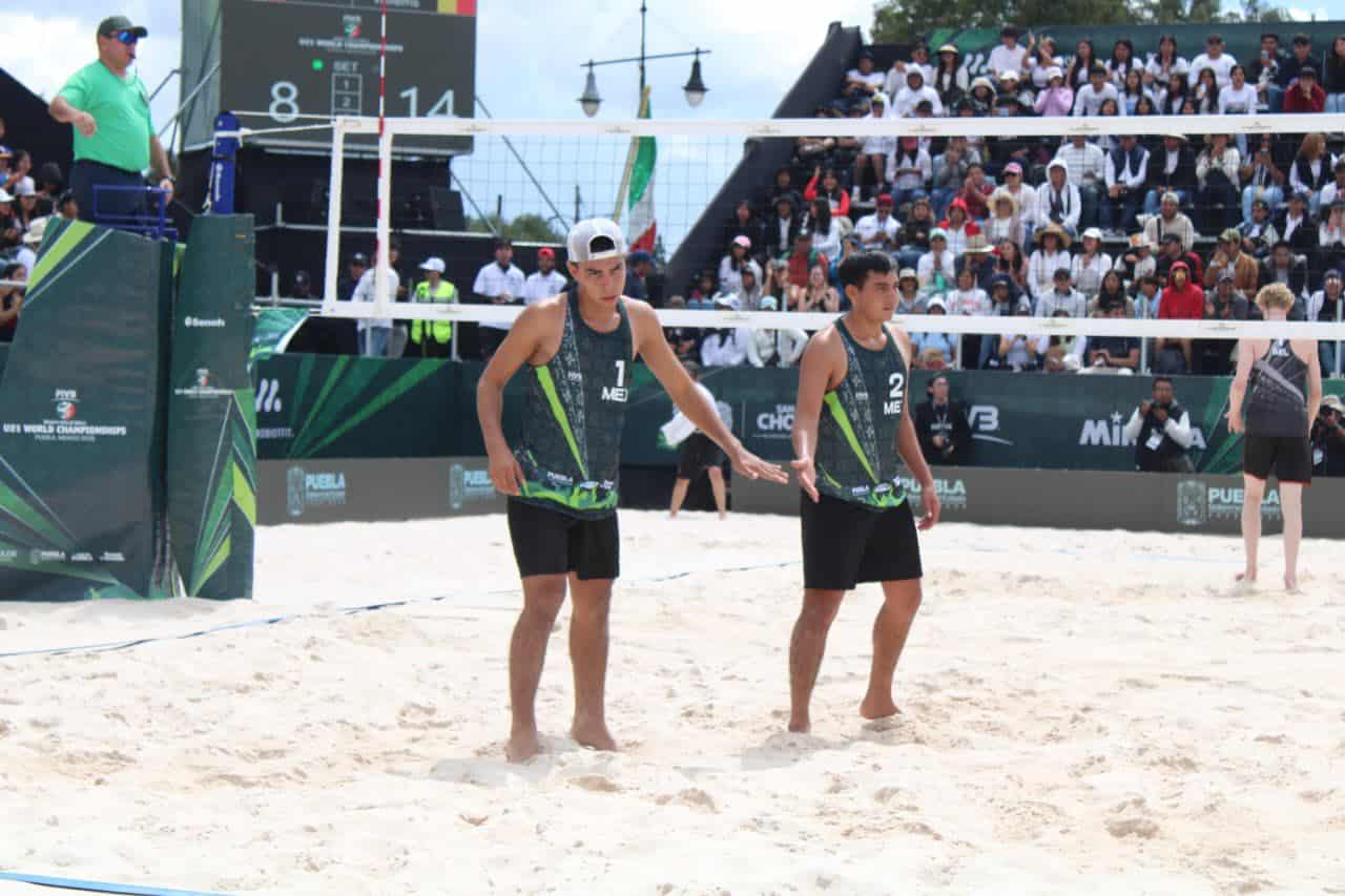 Tabasqueños que representan a México, caen en el Mundial Sub 21 de Voleibol de Playa