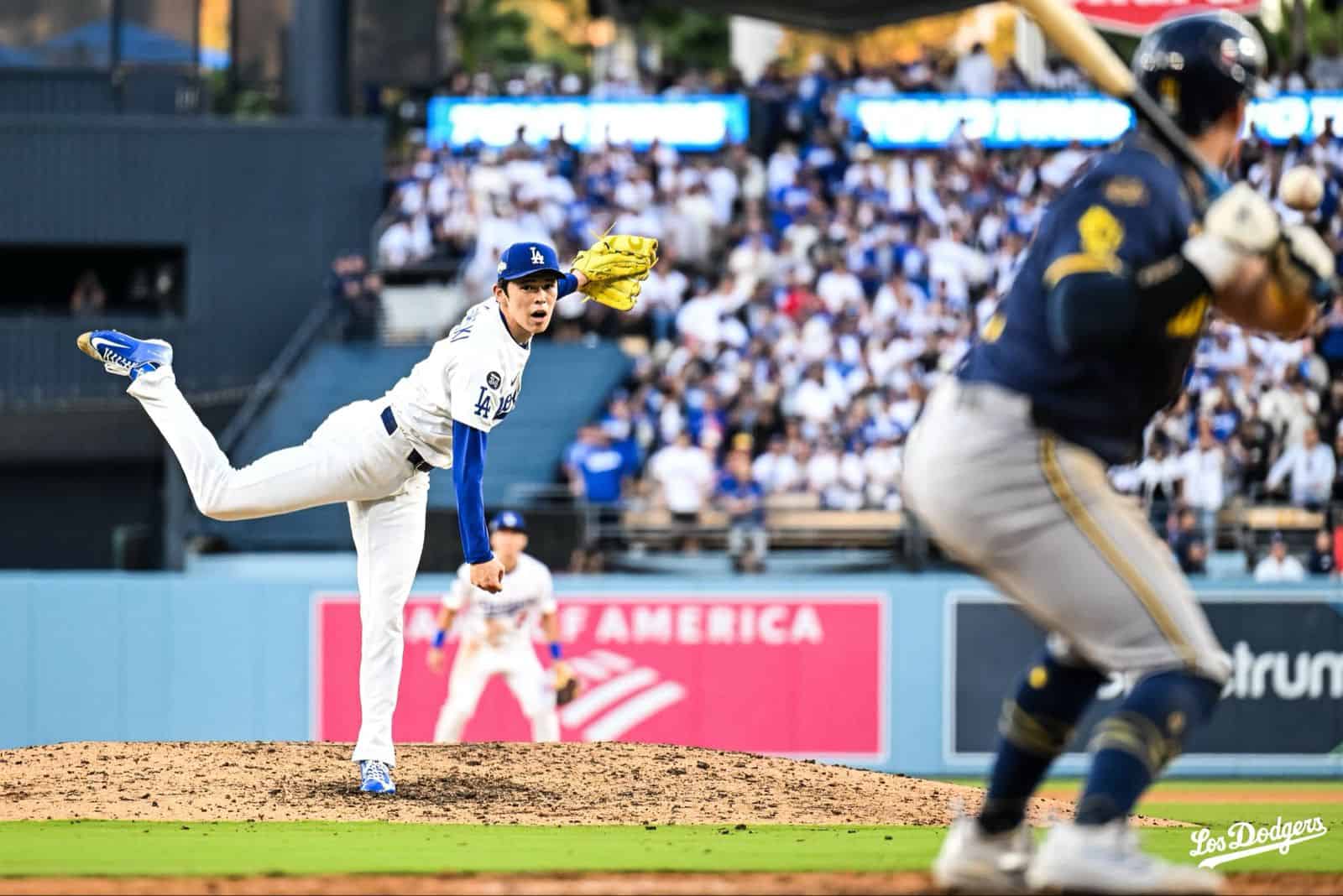 Dodgers le gana 3-1 a Cerveceros y se colocan a un juego de la Serie Mundial