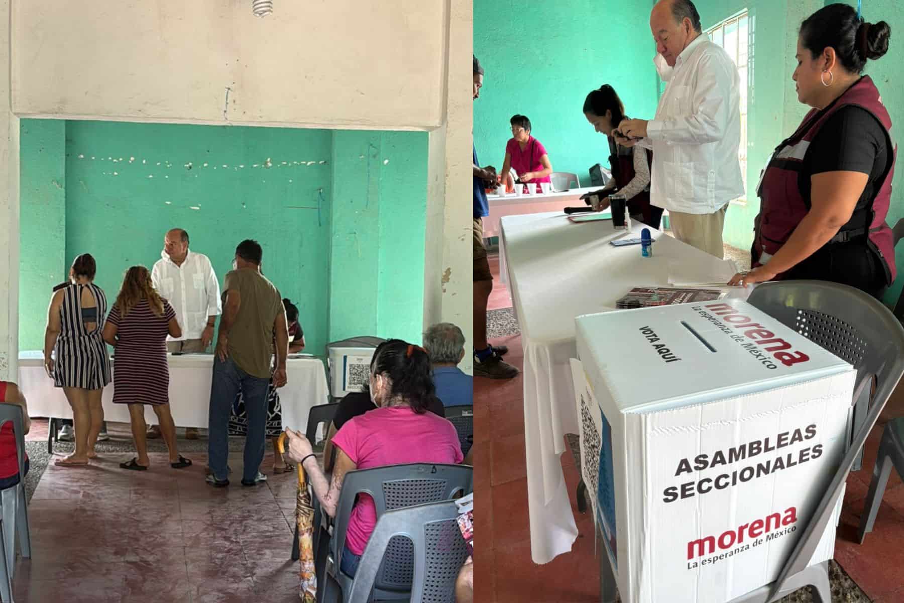 Encabeza Ojeda asambleas electivas en Tierra Colorada