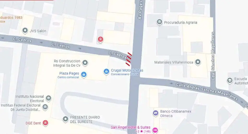 Emite Ayuntamiento alerta vial por inicio de trabajos del SAS en Pagés Llergo del fraccionamiento Lidia Esther