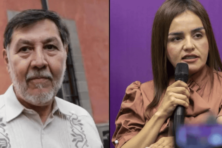 “La ambición se le despertó”, Noroña llama “fascista” a Grecia Quiroz