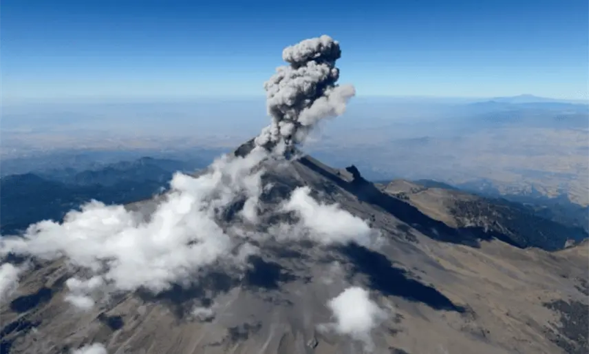 Tomografía con IA muestra movimiento del magma al interior del Popocatépetl