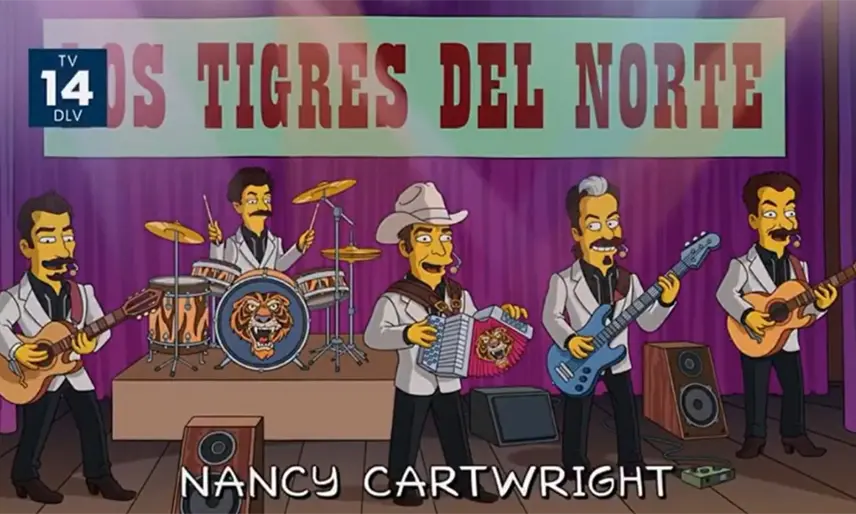 ¡Pedro y Homero! El corrido de los Tigres del Norte en el nuevo capítulo de Los Simpson