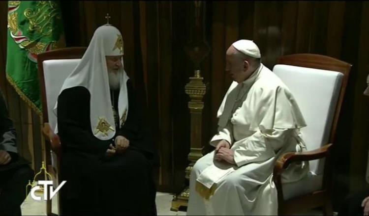 Se encuentra el Papa con el Patriarca de la Iglesia Ortodoxa Rusa