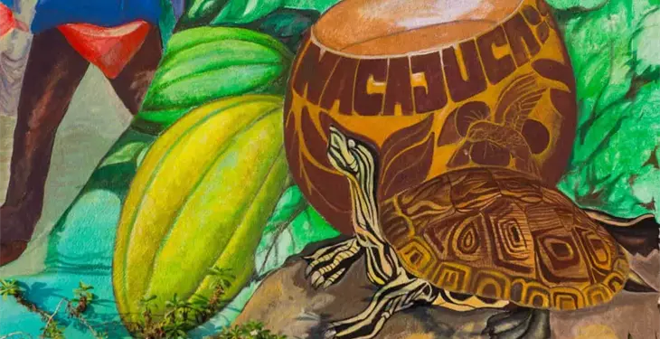Plasman nuestros orígenes y tradiciones en maravilloso mural en Pomoca, Nacajuca. Plasman nuestros orígenes y tradiciones en maravilloso mural en Pomoca, Nacajuca.