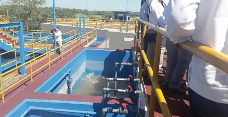 Entrega gobierno planta potabilizadora El Mango tras rehabilitación Entrega gobierno planta potabilizadora El Mango tras rehabilitación
