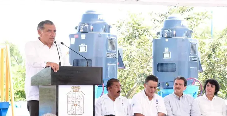 Entrega gobierno planta potabilizadora El Mango tras rehabilitación Entrega gobierno planta potabilizadora El Mango tras rehabilitación