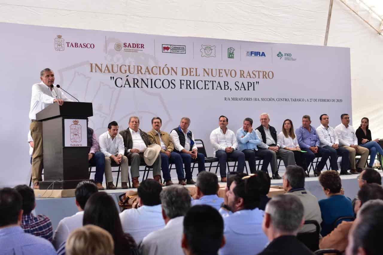 Inauguran nuevo rastro municipal de Centro Inauguran nuevo rastro municipal de Centro