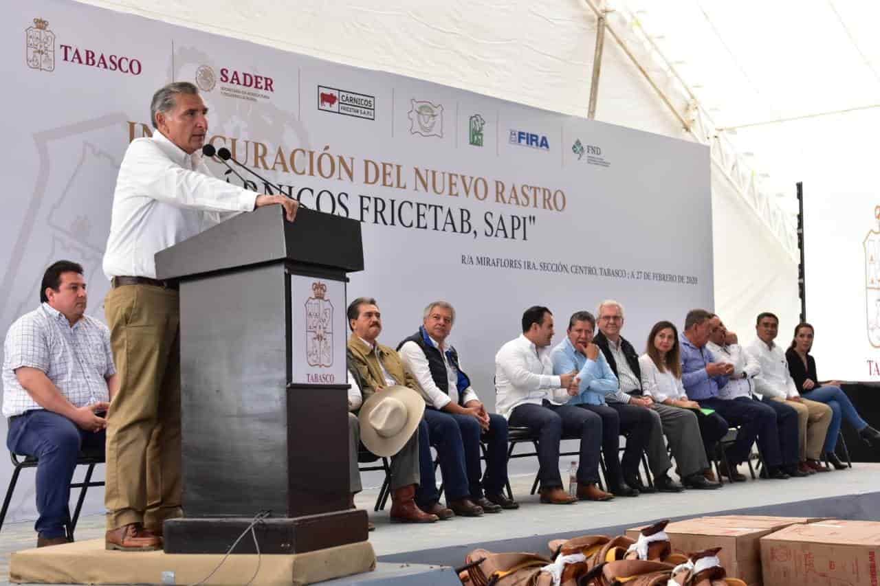 Inauguran nuevo rastro municipal de Centro Inauguran nuevo rastro municipal de Centro