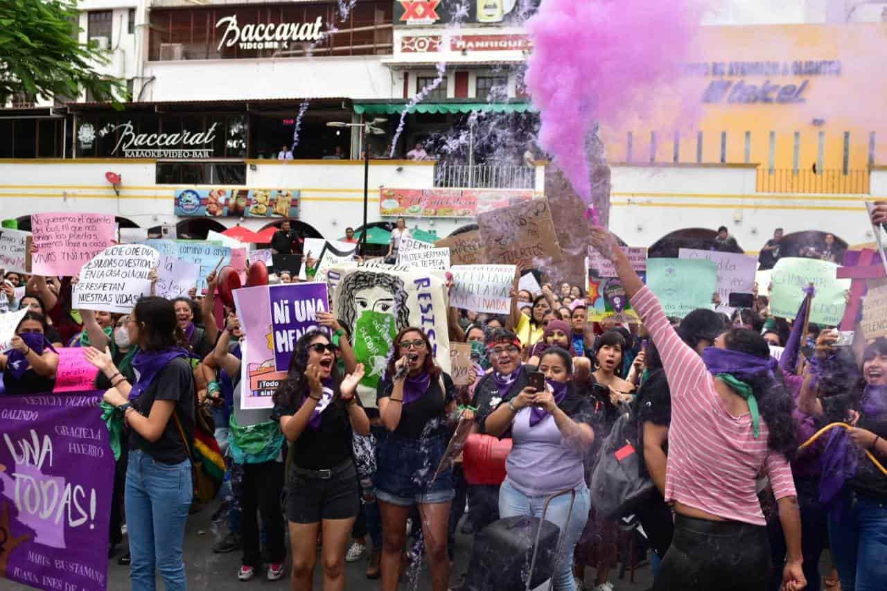 Tabasco feminicida, expresan mujeres en Villahermosa Tabasco feminicida, expresan mujeres en Villahermosa