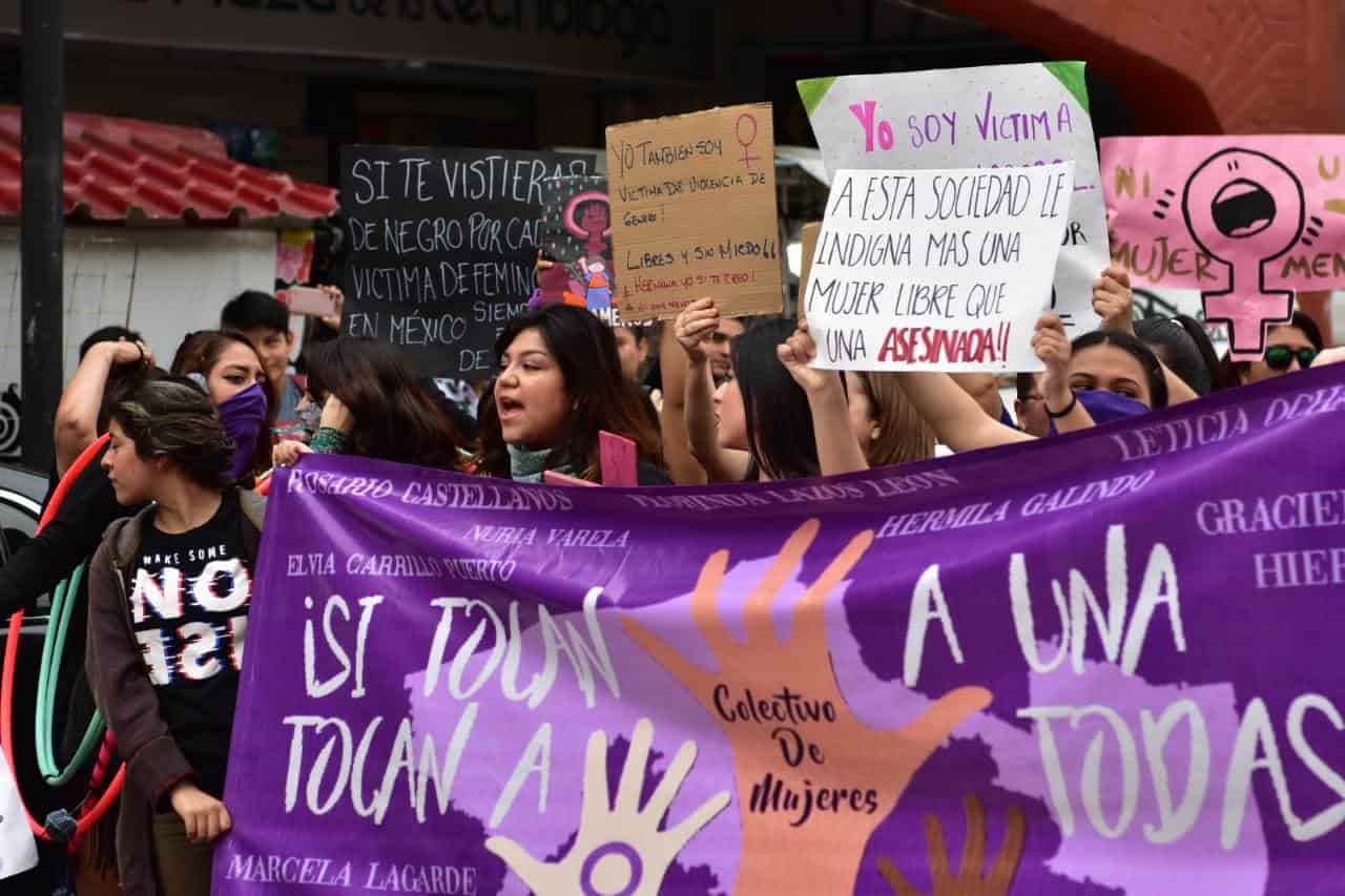 Tabasco feminicida, expresan mujeres en Villahermosa Tabasco feminicida, expresan mujeres en Villahermosa
