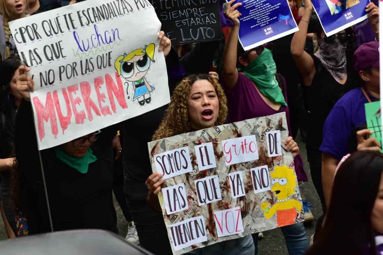 Tabasco feminicida, expresan mujeres en Villahermosa Tabasco feminicida, expresan mujeres en Villahermosa