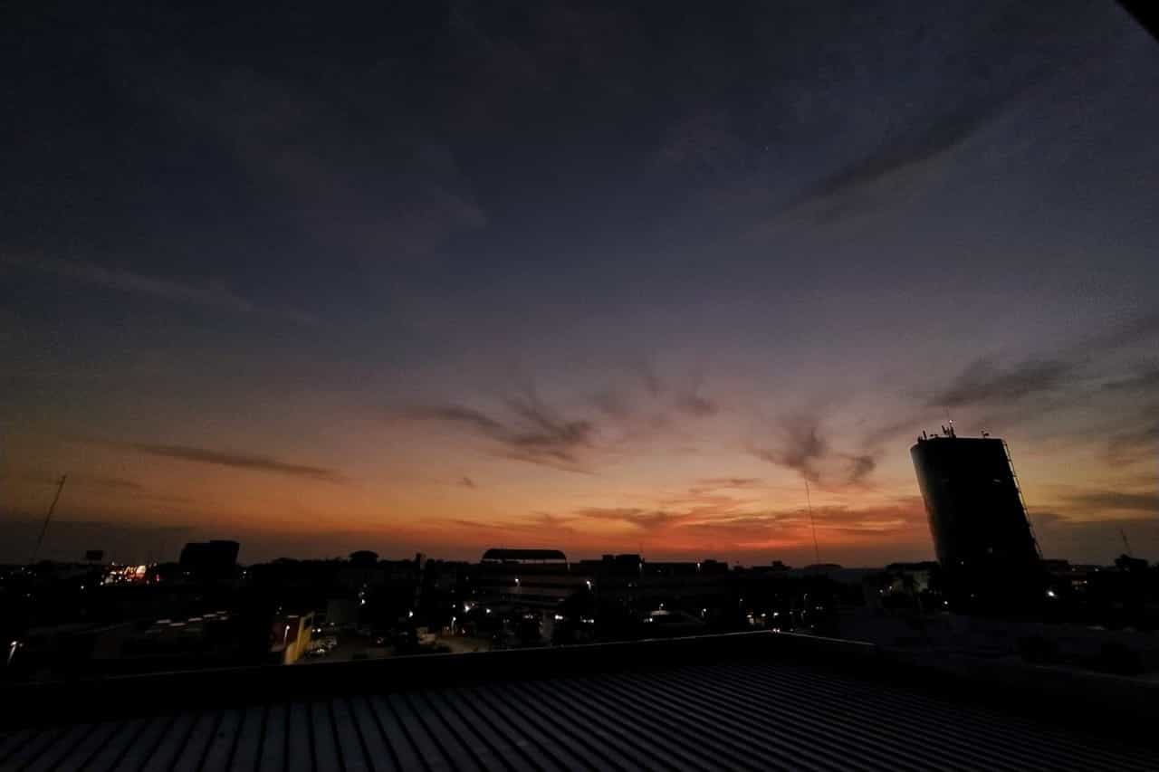 Espectáculo de colores de un atardecer tabasqueño Espectáculo de colores de un atardecer tabasqueño
