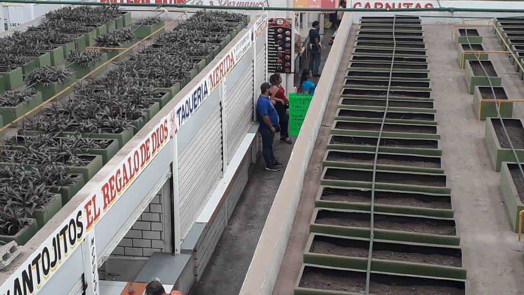 Registra mercado Pino Suárez poca afluencia ante coronavirus Registra mercado Pino Suárez poca afluencia ante coronavirus