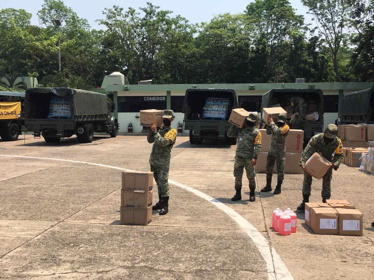 Activan hospital militar de Villahermosa para atención de pacientes Covid Activan hospital militar de Villahermosa para atención de pacientes Covid