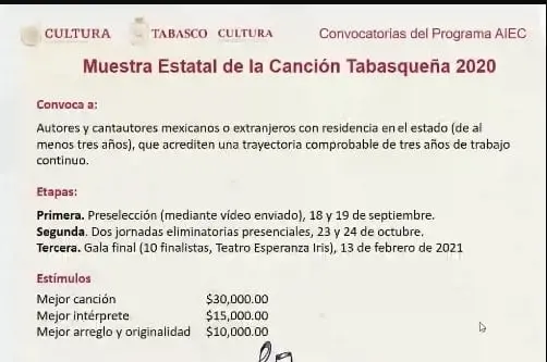 Presentan proyecto “Arte en Movimiento” en apoyo del gremio cultural de Tabasco Presentan proyecto “Arte en Movimiento” en apoyo del gremio cultural de Tabasco