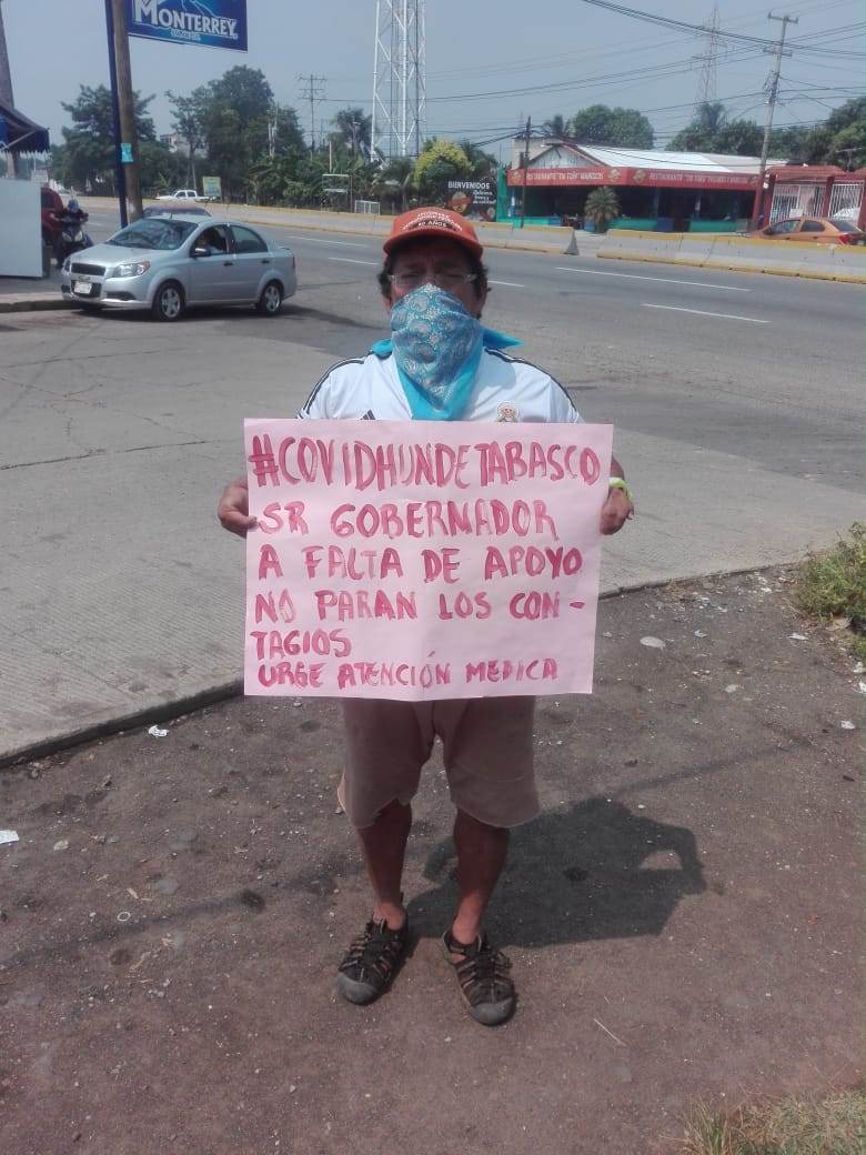 Protestan habitantes de Estanzuela ante visita de López-Gatell Protestan habitantes de Estanzuela ante visita de López-Gatell