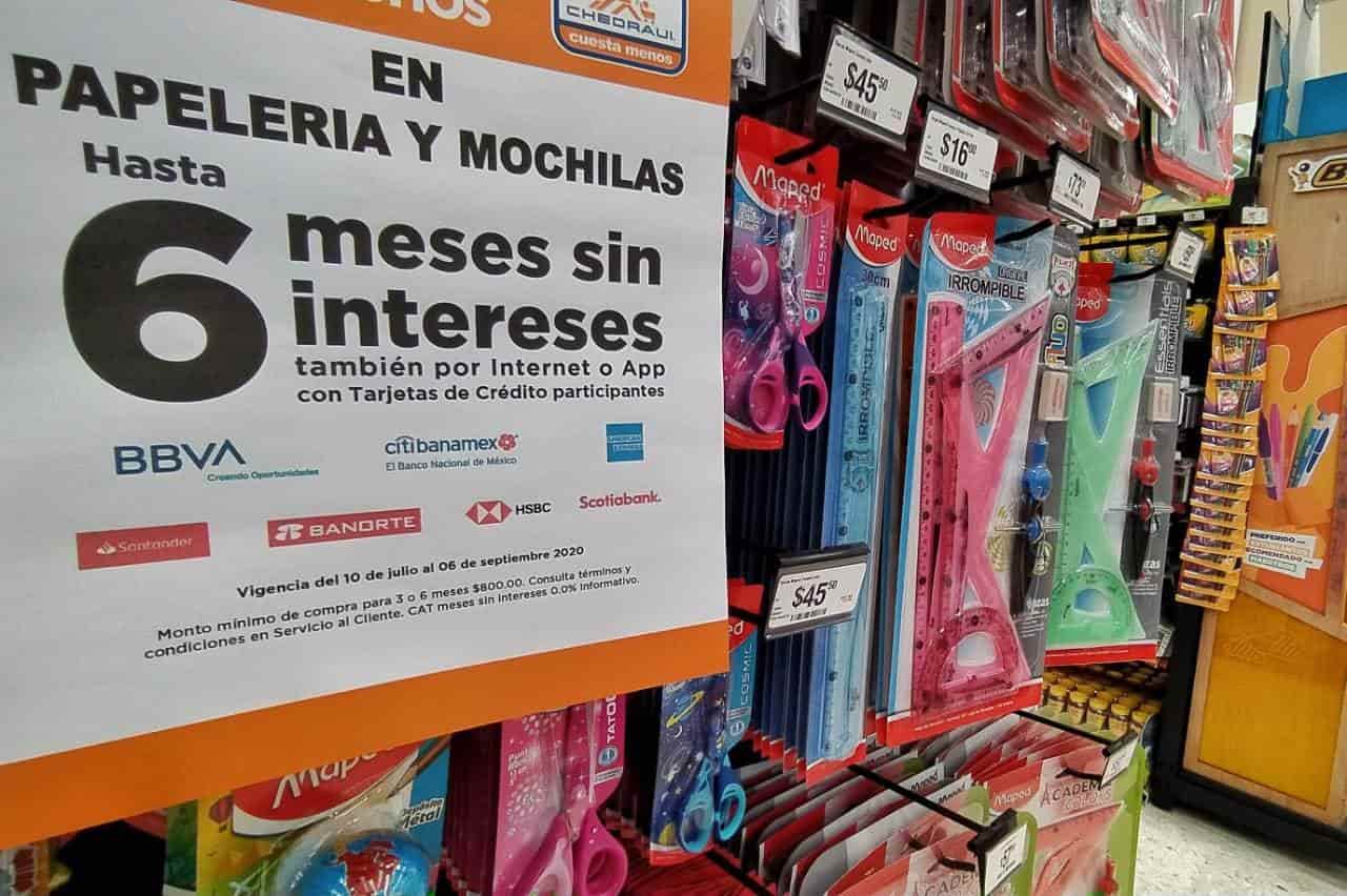 Escasa venta de útiles escolares en supermercados y papelerías Escasa venta de útiles escolares en supermercados y papelerías