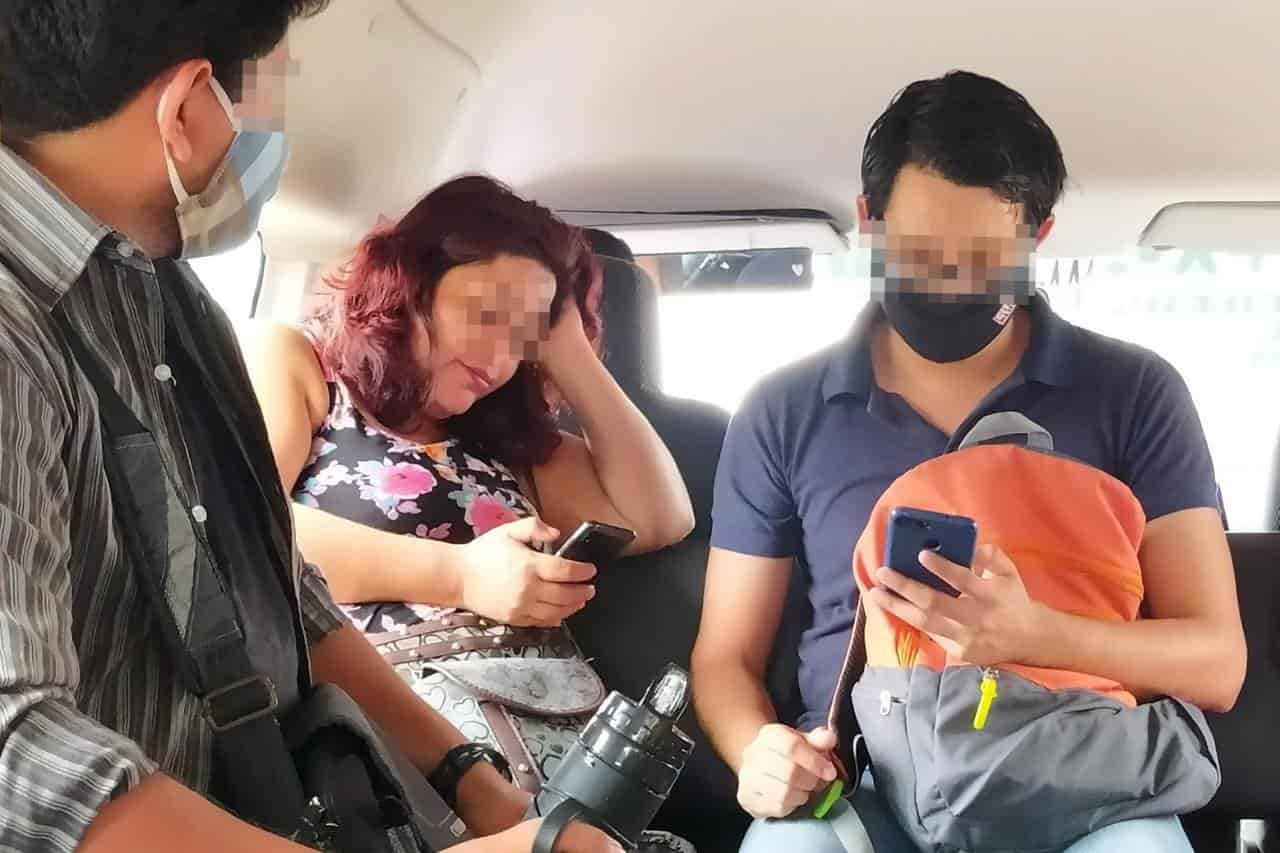 Se resisten a usar cubrebocas algunos usuarios del transporte público