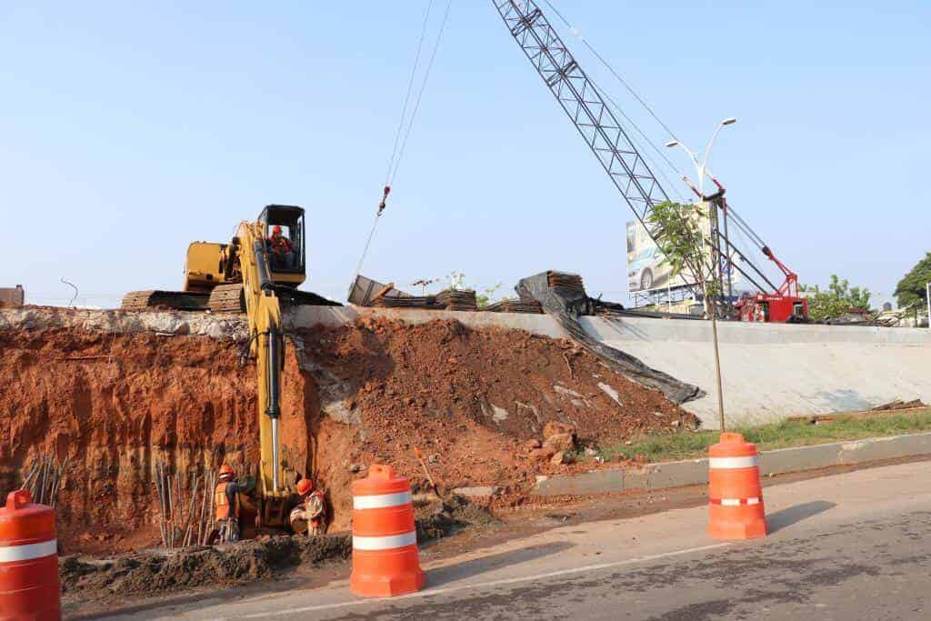 Reportan avance del 15% de la construcción del Distribuidor Vehicular Universidad Reportan avance del 15% de la construcción del Distribuidor Vehicular Universidad