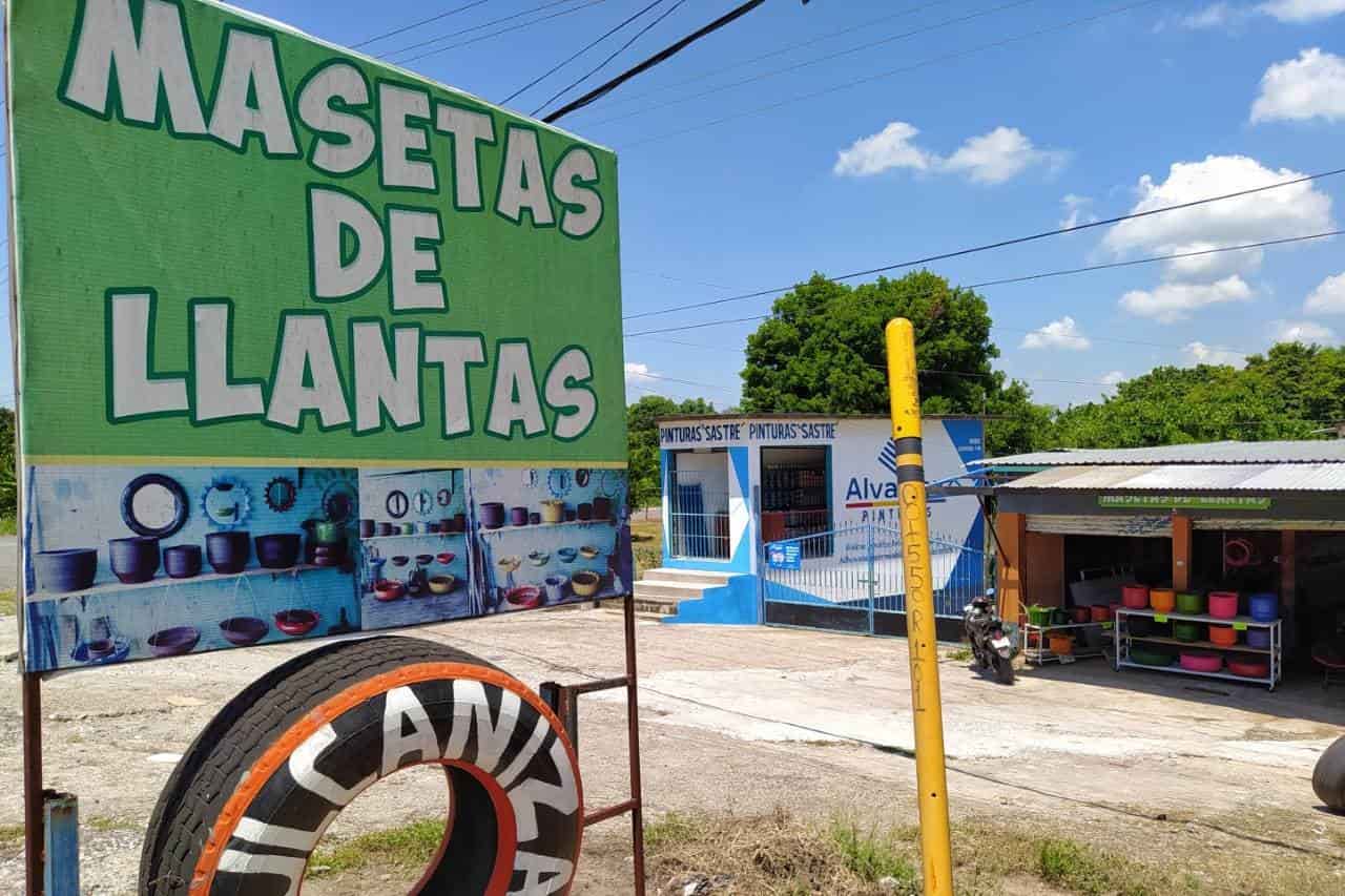 Crea originales macetas con neumáticos reciclados