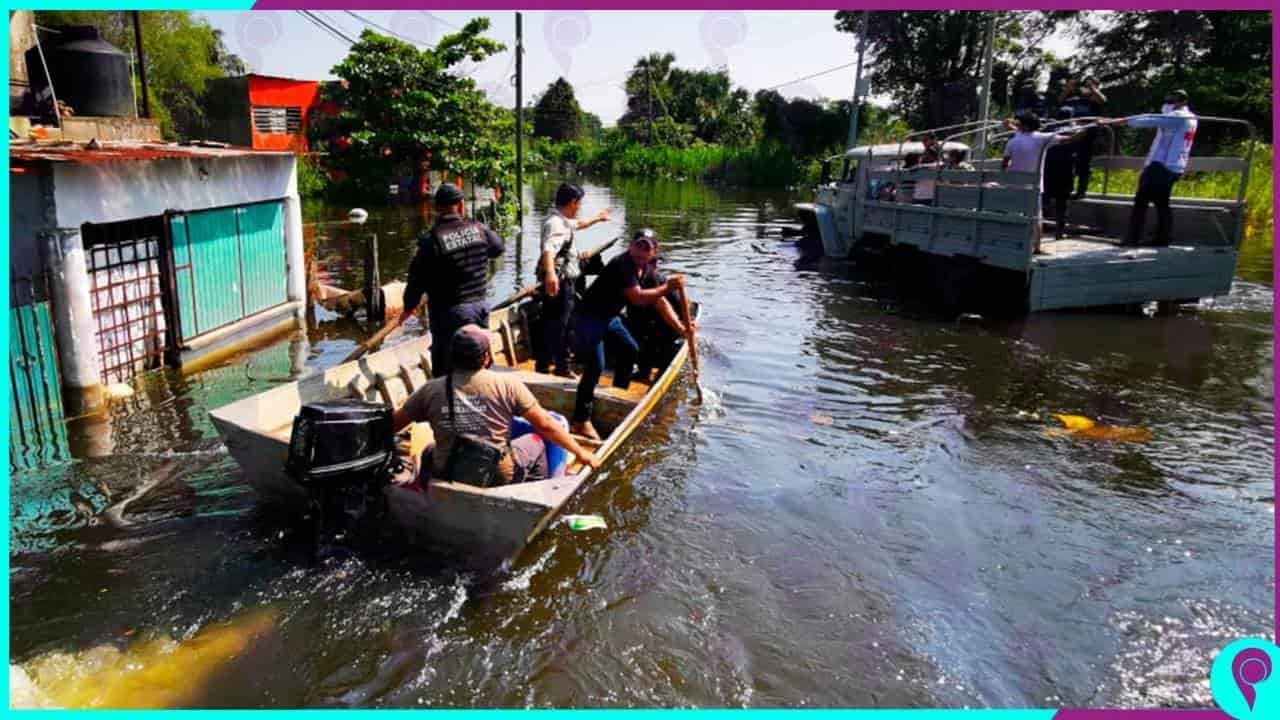 Fotogalería| Sufre Gaviotas Sur, sector Armenia, inundaciones por el río Grijalva