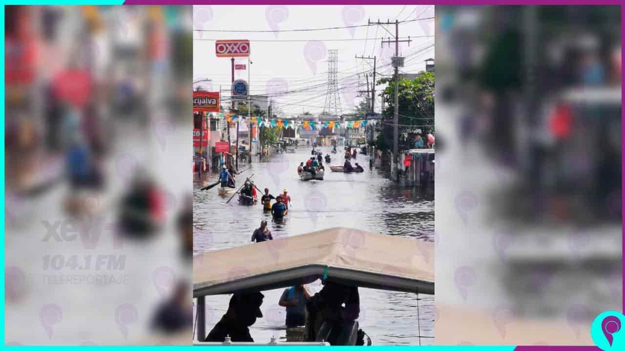 Fotogalería| Sufre Gaviotas Sur, sector Armenia, inundaciones por el río Grijalva