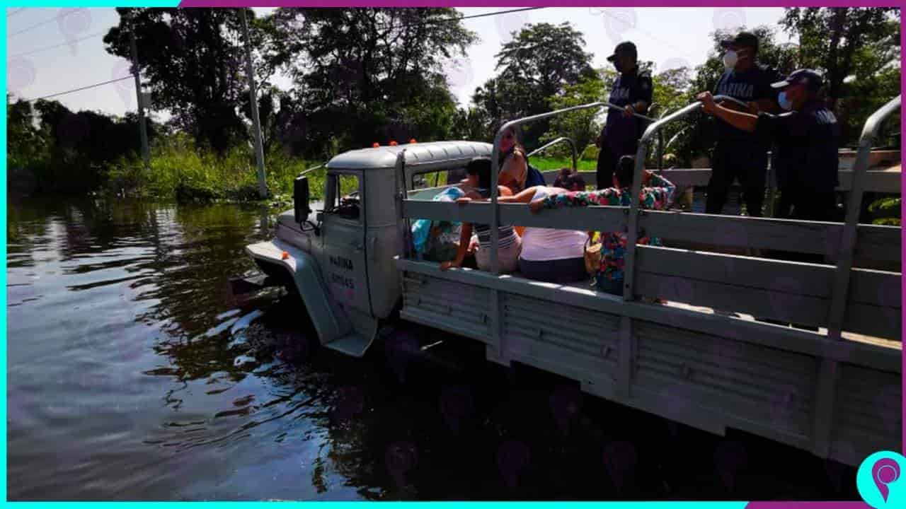Fotogalería| Sufre Gaviotas Sur, sector Armenia, inundaciones por el río Grijalva