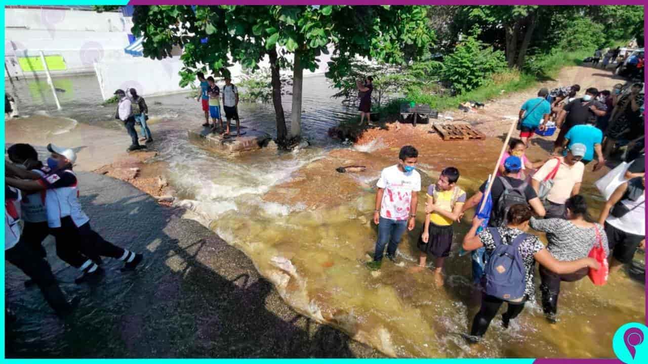 Fotogalería| Sufre Gaviotas Sur, sector Armenia, inundaciones por el río Grijalva