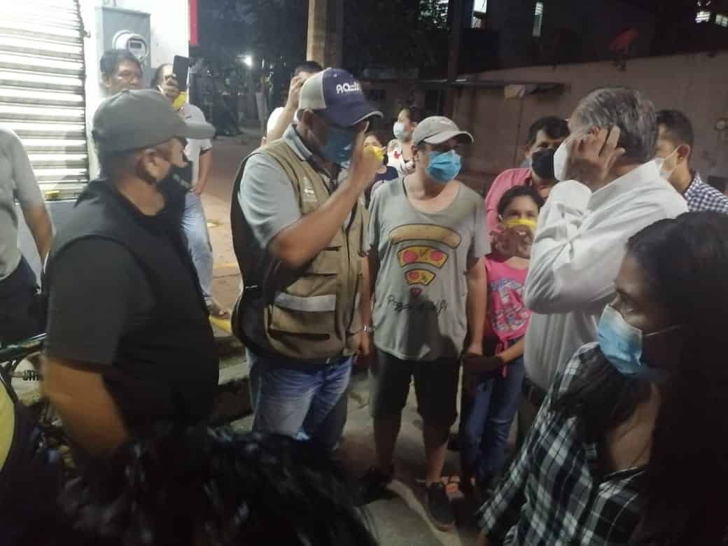 Supervisa Adán Augusto operación de equipos de bombeo para contener anegaciones