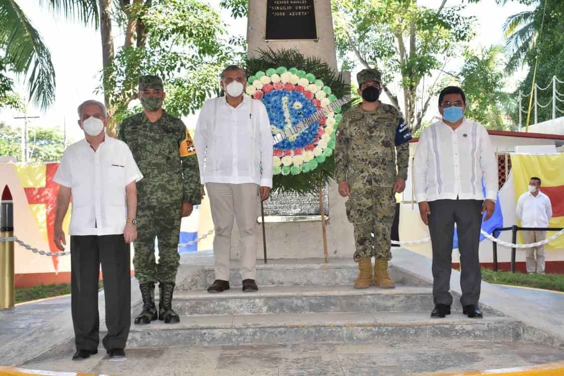 Conmemoran en Frontera día de la Armada de México Conmemoran en Frontera día de la Armada de México
