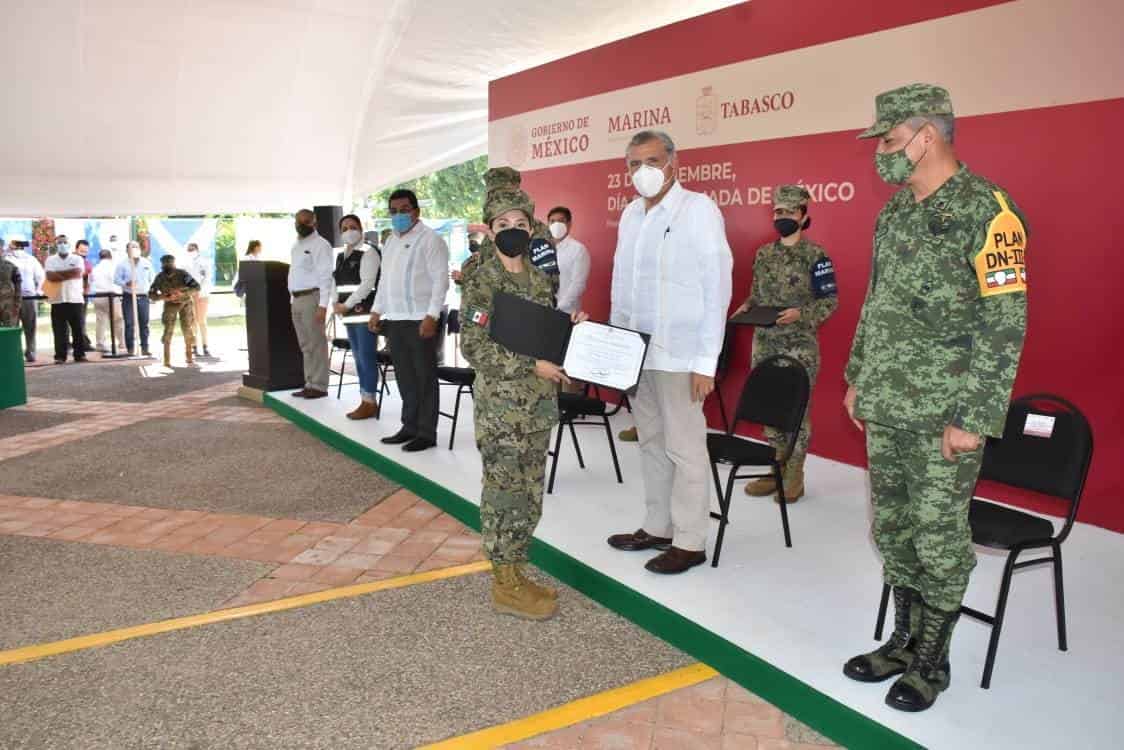 Conmemoran en Frontera día de la Armada de México Conmemoran en Frontera día de la Armada de México