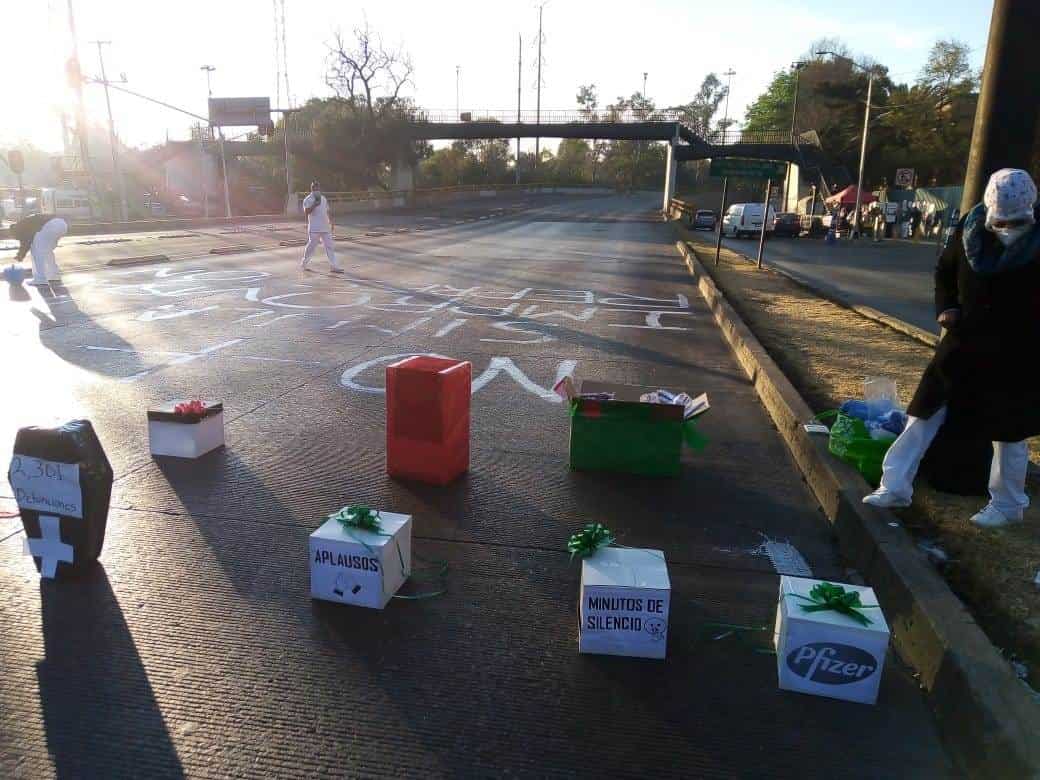 Inicia 2021 con manifestación en CDMX